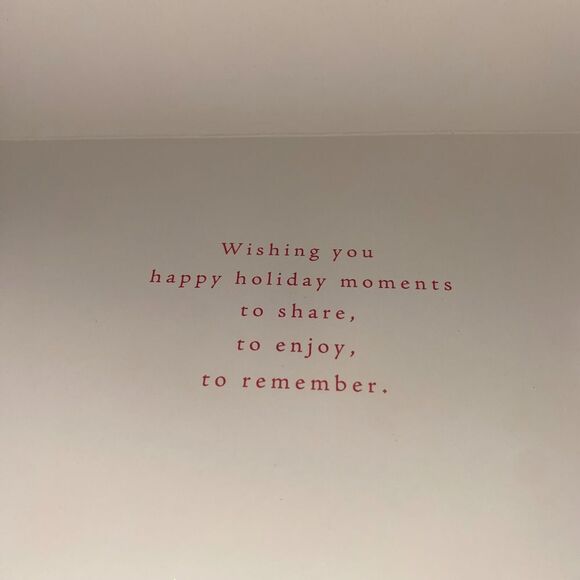 American Greeting 'Tis The Season' Happy Holiday Blessing Card with Envelope - Picture 3 of 7